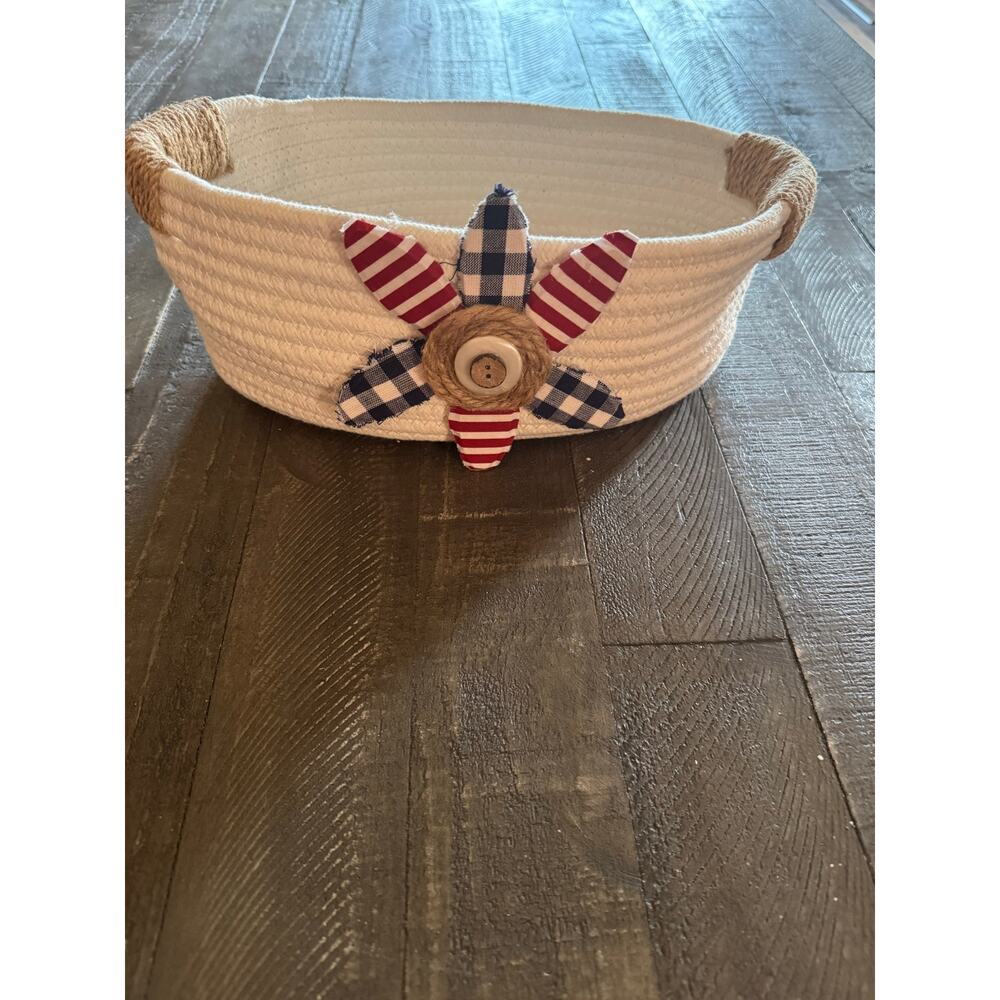 Patriotic rope bowl